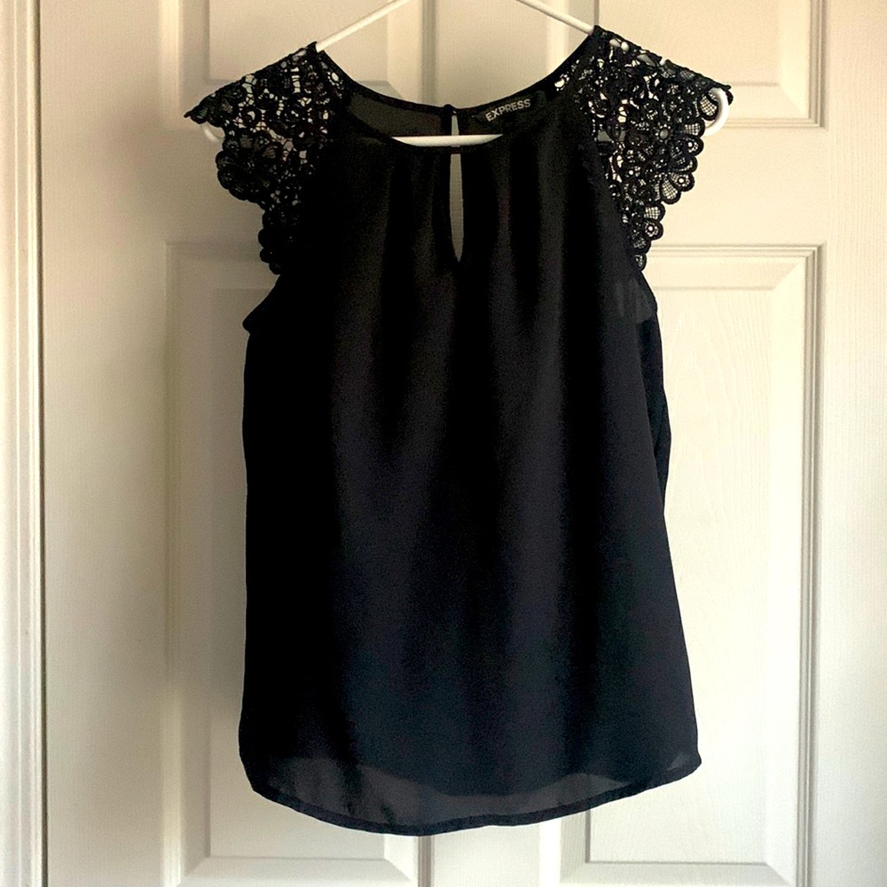 Black express blouse